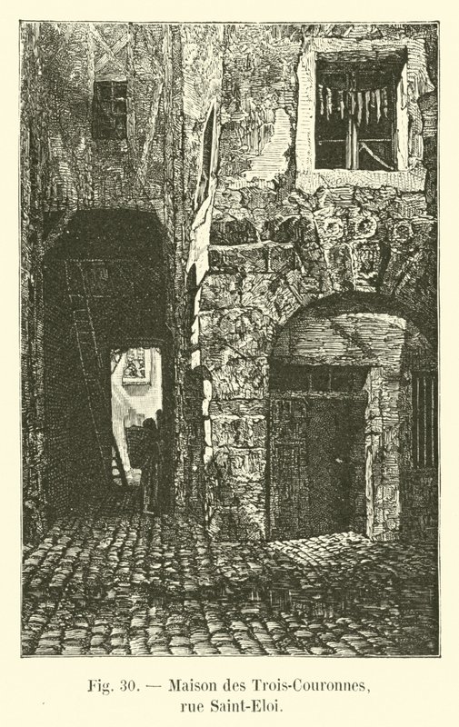 Kolmen kruunun talo, rue Saint-Eloi tekijältä French School