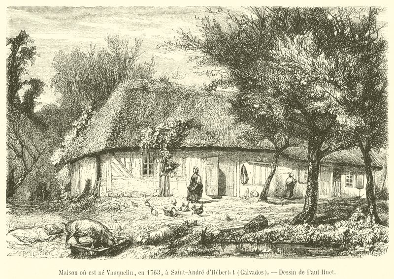 Talo, jossa Vauquelin syntyi, vuonna 1763, Saint-Andre d