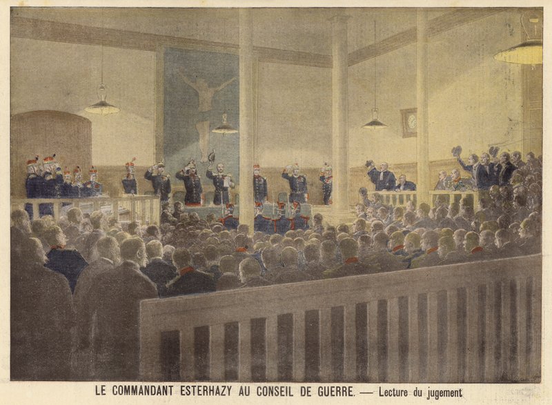 Majuri Esterhazy sotaoikeudessa tekijältä French School