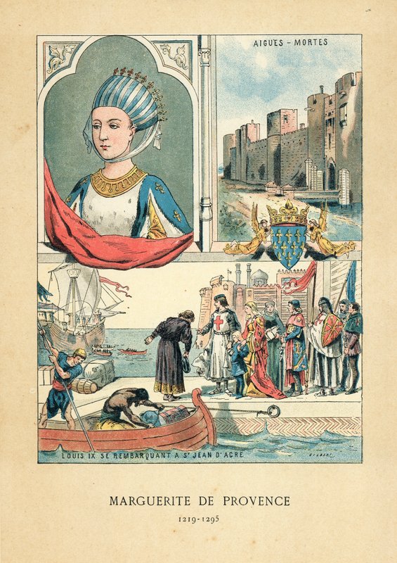 Marguerite de Provence tekijältä French School