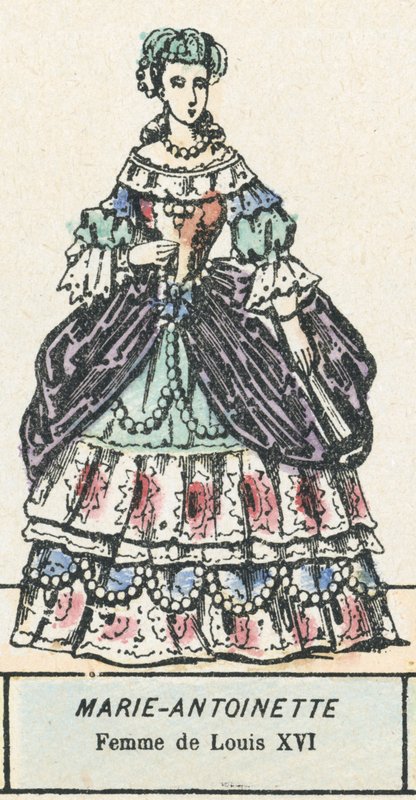 Marie Antoinette, Ludvig XVI:n vaimo (värikaiverrus) tekijältä French School