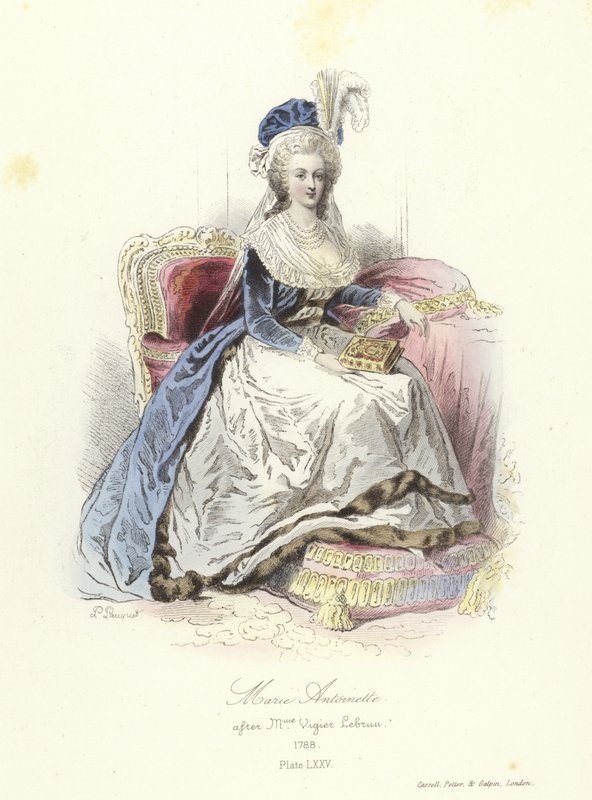 Marie Antoinette, Ranskan Louis XVI:n kuningatar puoliso tekijältä French School