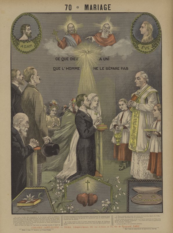 Avioliitto (väri litho) tekijältä French School