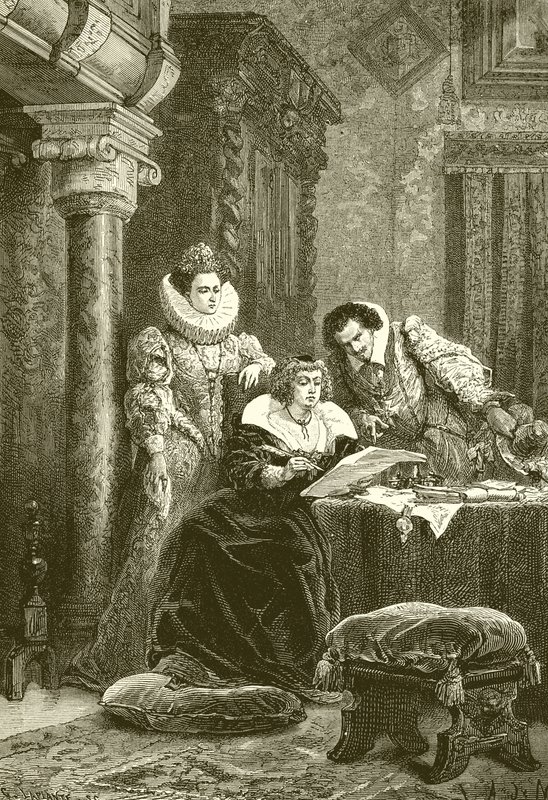 Mary de Medici, Concini ja Leonara Galigai tekijältä French School