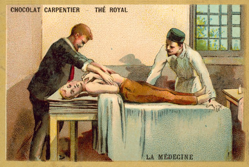 Lääketiede (chromolitho) tekijältä French School