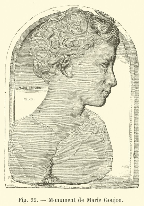 Marie Goujonin muistomerkki tekijältä French School