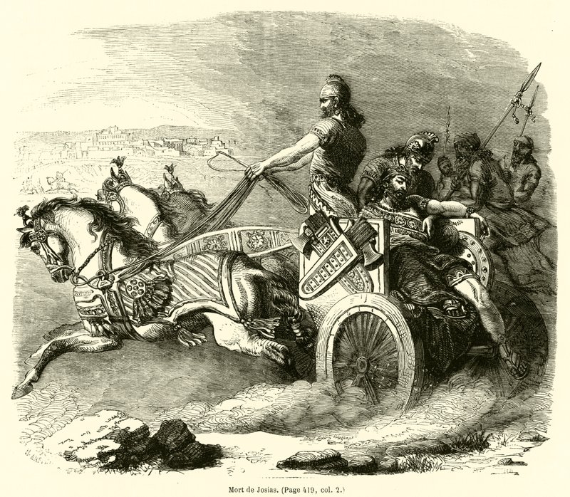 Mort de Josias (kaiverrus) tekijältä French School