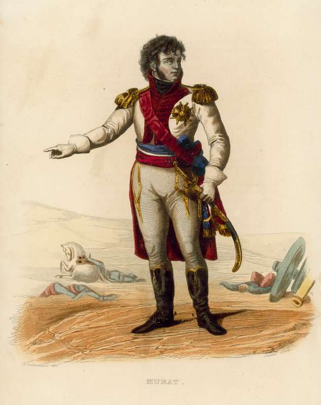 Murat (värillinen kaiverrus) tekijältä French School