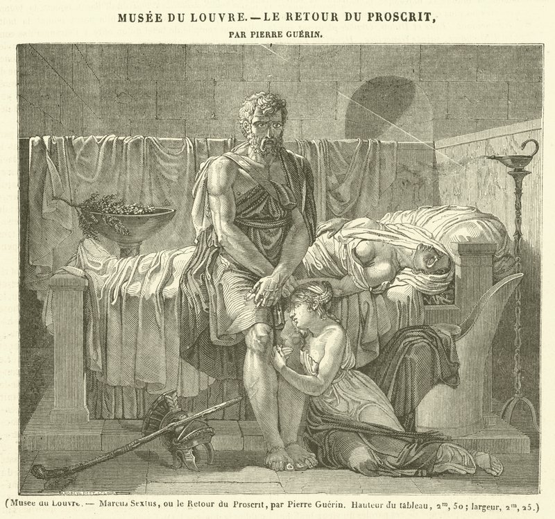 Louvre-museo, Marcus Sextus tai Kiellettyjen paluu (kaiverrus) tekijältä French School