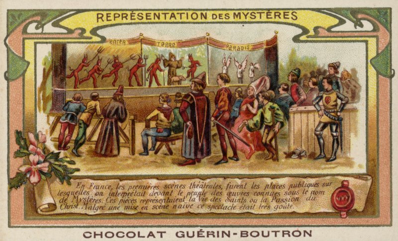 Mysteerileikki (chromolitho) tekijältä French School