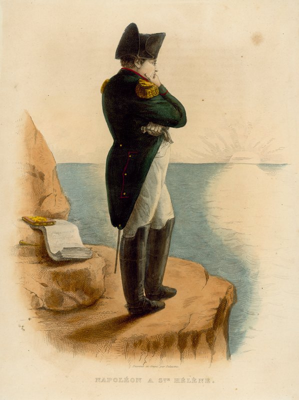 Napoleon Bonaparte (värillinen kaiverrus) tekijältä French School