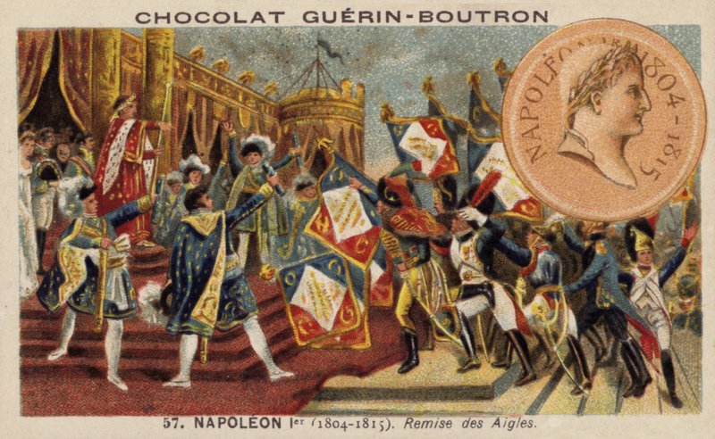 Napoleon ja kotkastandardien leviäminen tekijältä French School