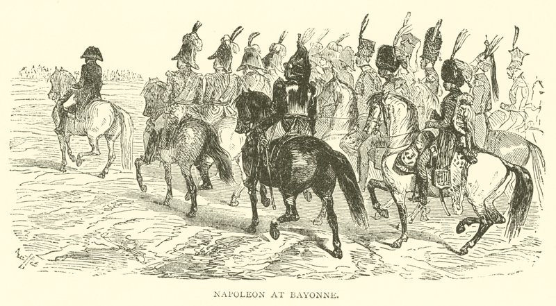 Napoleon Bayonnessa (kaiverrus) tekijältä French School