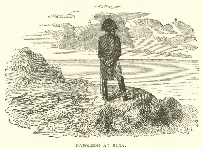 Napoleon Elbassa (kaiverrus) tekijältä French School