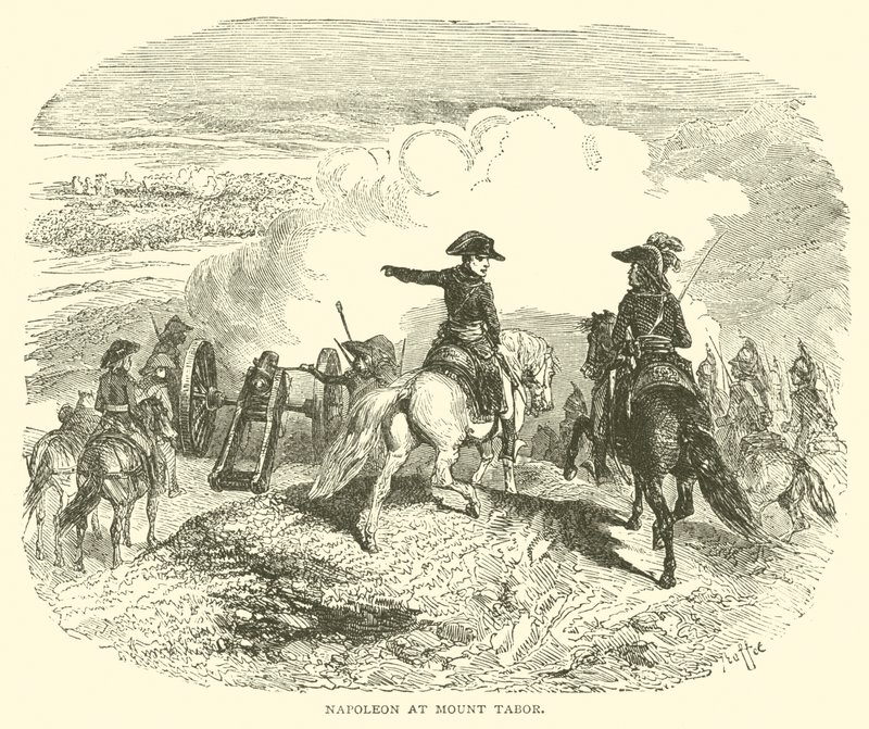 Napoleon Tabor-vuorella (kaiverrus) tekijältä French School