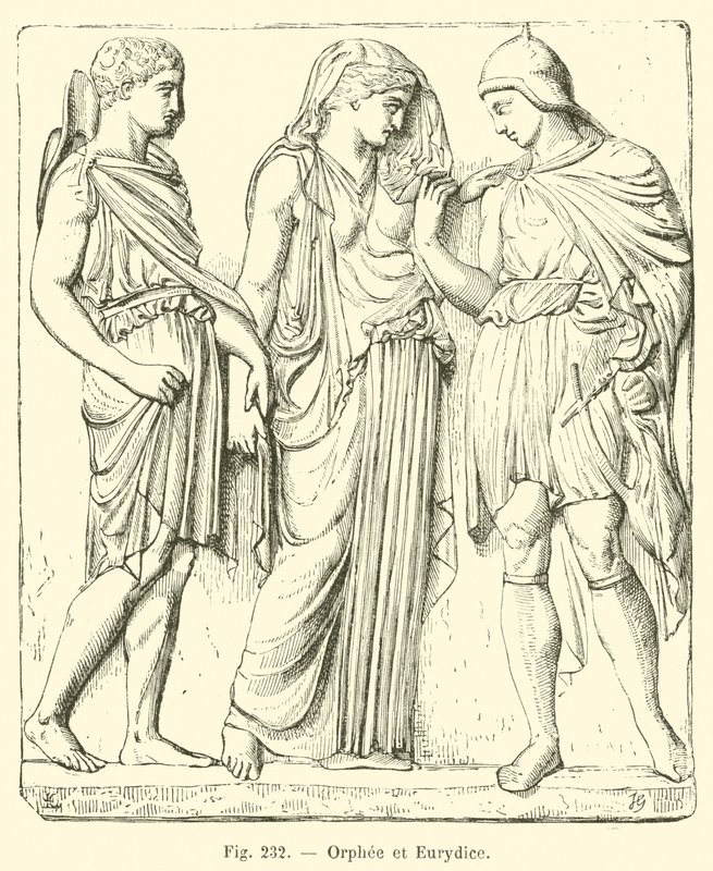 Orphee et Eurydice (kaiverrus) tekijältä French School