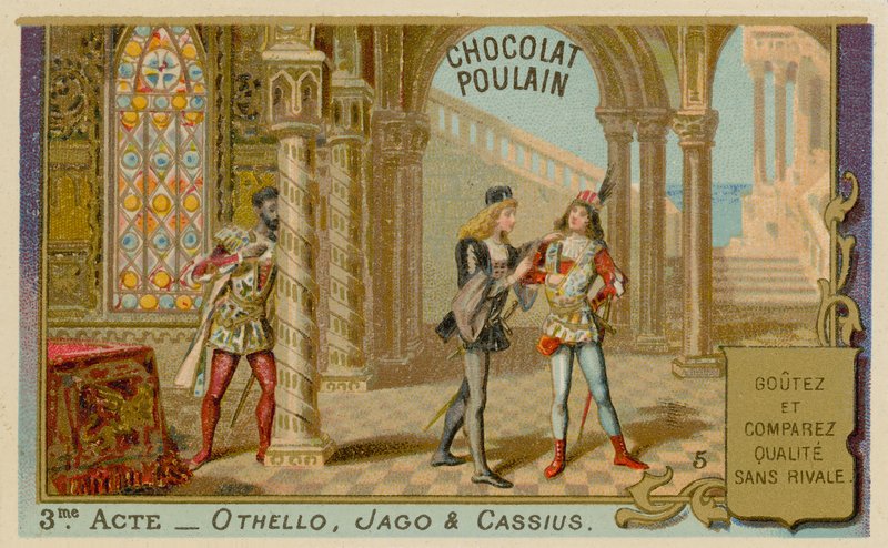 Othello, Chocolat Poulain -kauppakortti tekijältä French School