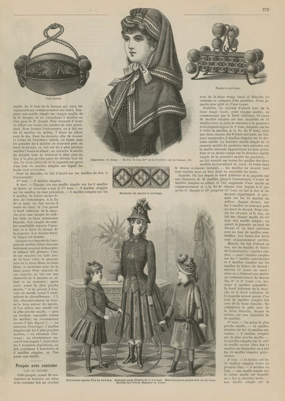 Sivu La Mode Illustreesta, 1885 tekijältä French School