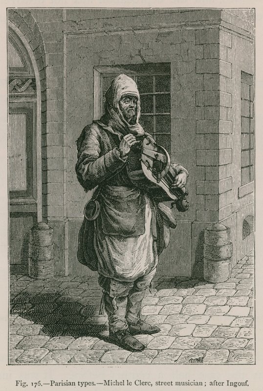 Parisian Types, Michel le Clerc, Street Musician; Ingoufin jälkeen tekijältä French School