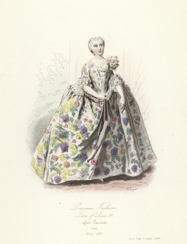 Pariisin muoti, Ludvig XV:n aika tekijältä French School