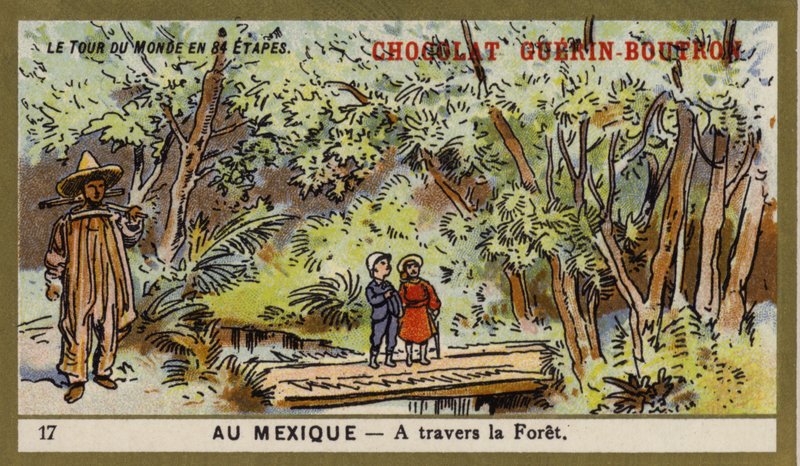 Metsän läpi kulkeminen, Meksiko (chromolitho) tekijältä French School
