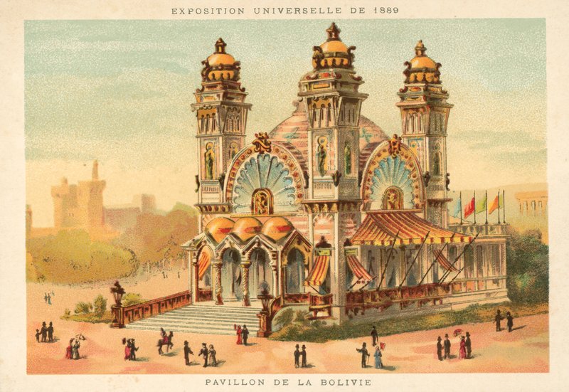 Bolivian paviljonki, maailmanlaajuinen näyttely 1889, Pariisi tekijältä French School