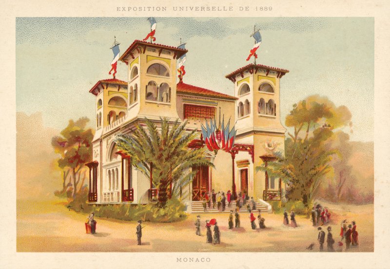 Monacon paviljonki, yleisnäyttely 1889, Pariisi tekijältä French School