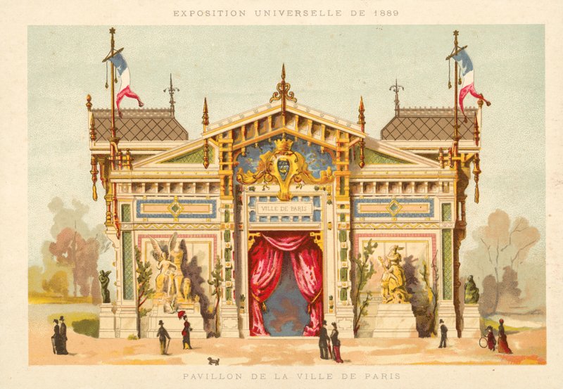 Pariisin kaupungin paviljonki, Exposition Universelle 1889, Pariisi tekijältä French School