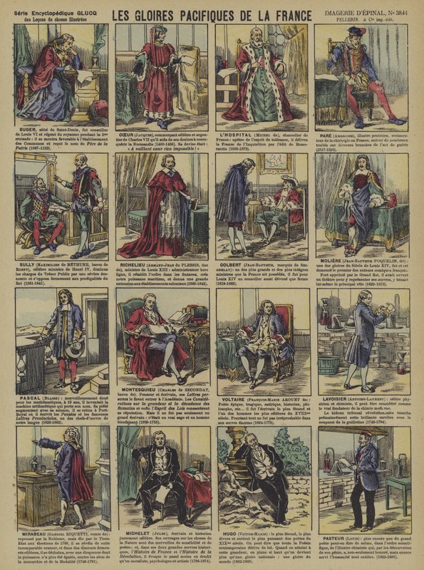 Ranskan rauhallinen loisto (väri litho) tekijältä French School