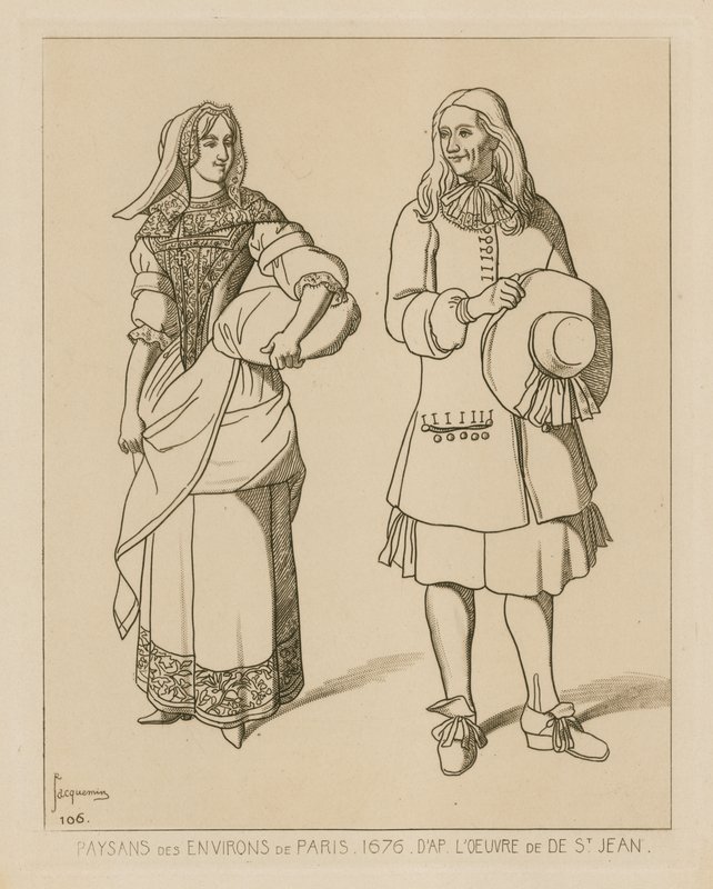 Talonpojat Pariisin ympäristössä, 1676 tekijältä French School