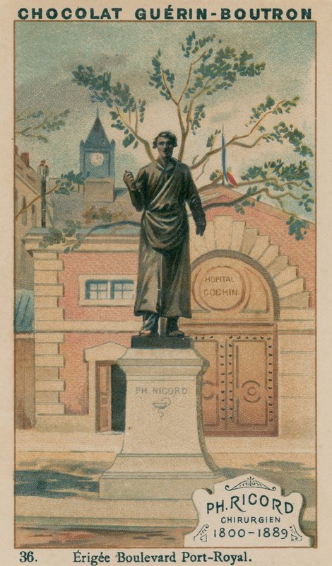 Ph Ricord, kirurgi, 1800-1889, Erigee Boulevard Port-Royal tekijältä French School