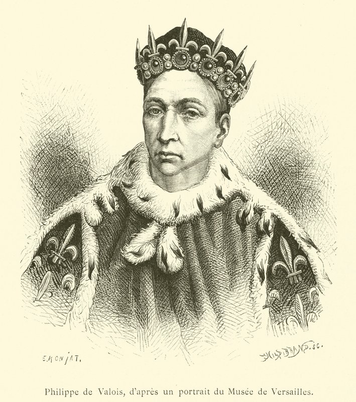 Philip of Valois (kaiverrus) tekijältä French School