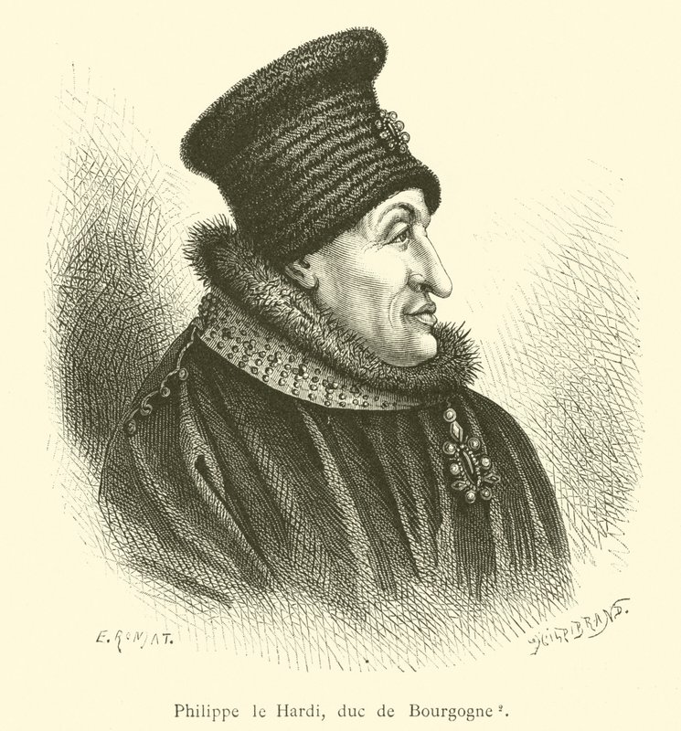Filippus Rohkea, Burgundin herttua (kaiverrus) tekijältä French School
