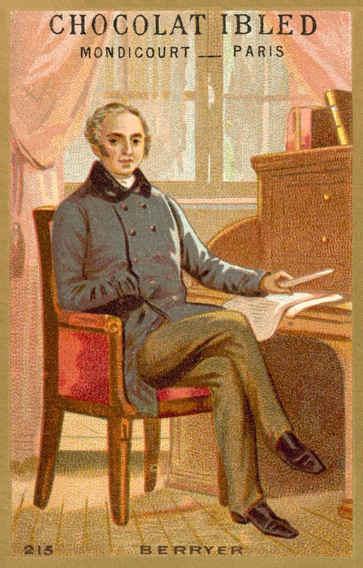 Pierre-Antoine Berryer, ranskalainen asianajaja ja poliitikko (chromolitho) tekijältä French School