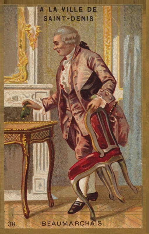 Pierre-Augustin Caron de Beaumarchais, ranskalainen näytelmäkirjailija ja vallankumouksellinen (1732-1799), Saint-Denis