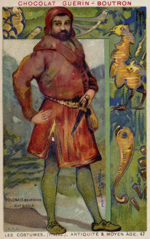 Puolalainen porvarillinen puku, 1100-luku tekijältä French School
