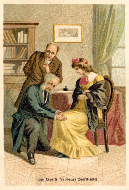 Poltergeistit (spiritismi) (chromolitho) tekijältä French School