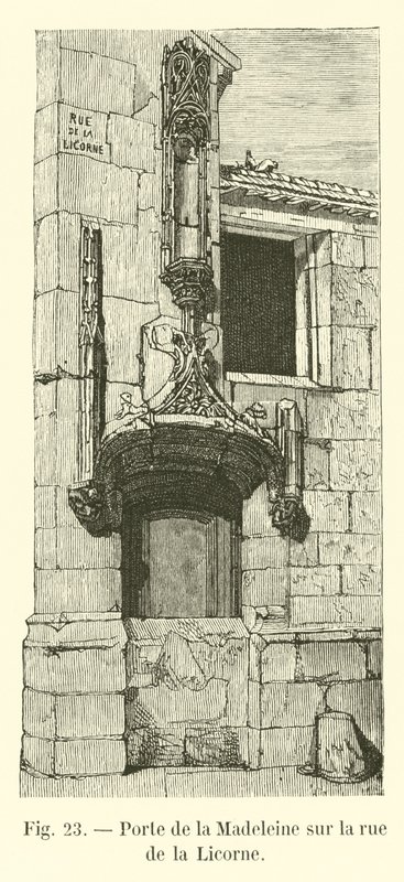 Porte de la Madeleine rue de la Licorne -kadulla tekijältä French School