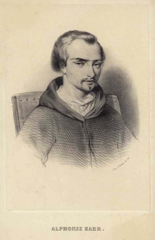 Alphonse Karrin muotokuva tekijältä French School