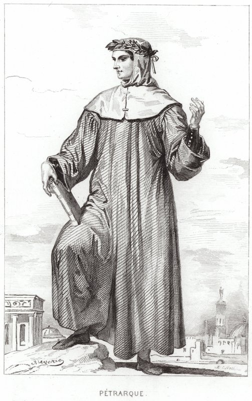Francesco Petrarchin muotokuva tekijältä French School