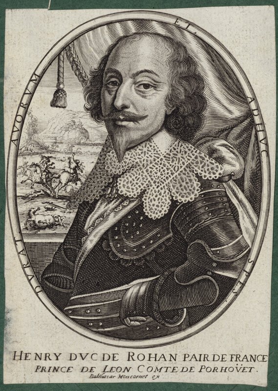 Portrait of Henri de Rohan, Duke of Rohan tekijältä French School