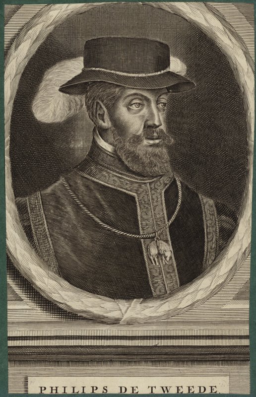 Espanjan kuninkaan Philip II:n muotokuva tekijältä French School