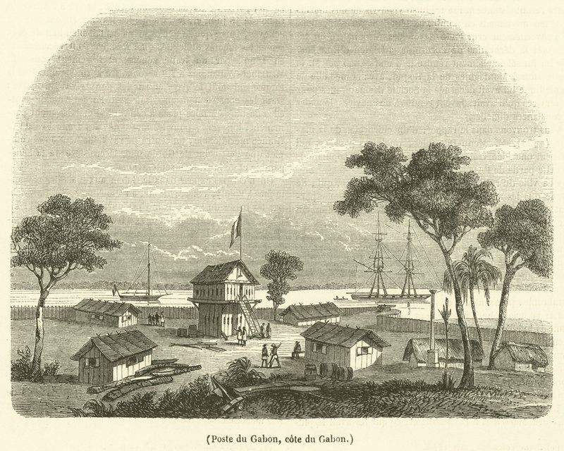 Gabonin posti, Gabonin rannikko (kaiverrus) tekijältä French School