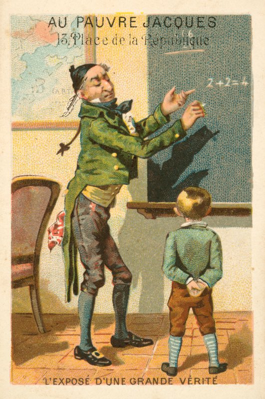 Suuren totuuden esitys (chromolitho) tekijältä French School