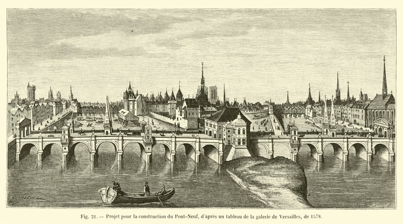 Pont-Neufin rakennusprojekti Versailles