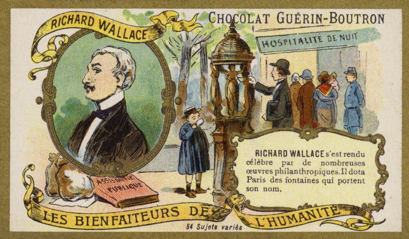 Richard Wallace, englantilainen taiteen keräilijä ja hyväntekijä (chromolitho) tekijältä French School