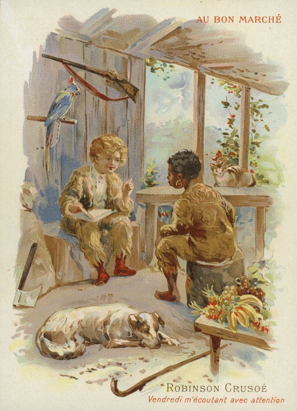 Robinson Crusoe ja mies perjantaina tekijältä French School