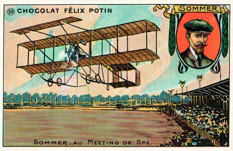 Roger Sommer lentää Spa Aviation Meetingissä Belgiassa tekijältä French School