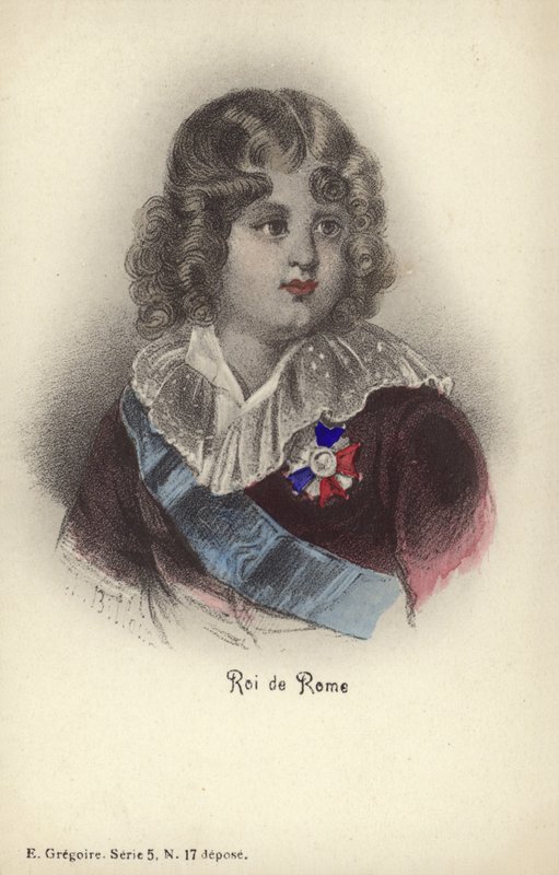 Roi de Rome (värillinen litografia) tekijältä French School