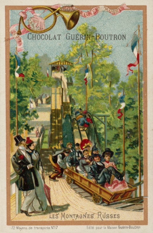 Vuoristorata (chromolitho) tekijältä French School